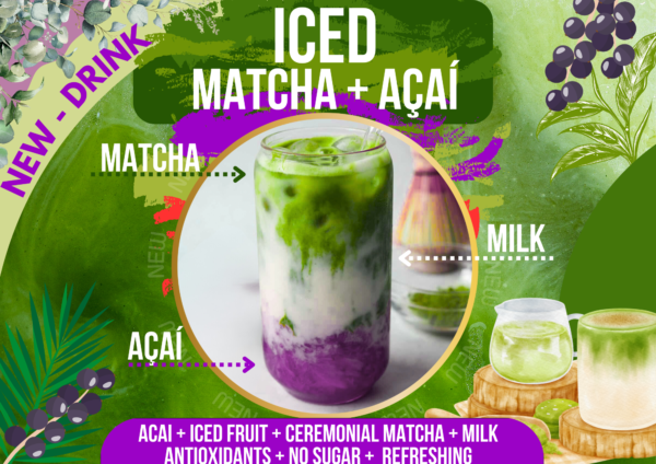 Iced Matcha Latte - Drink